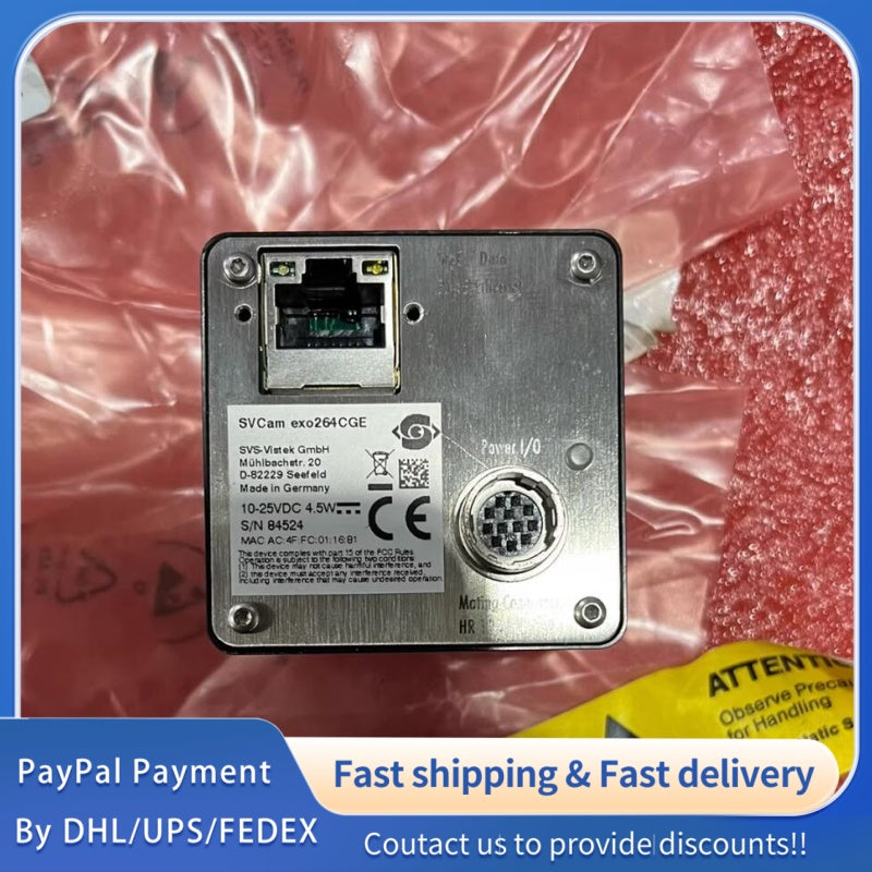1  PCS used SVS exo264CGE Industrial Camera #LYQ007