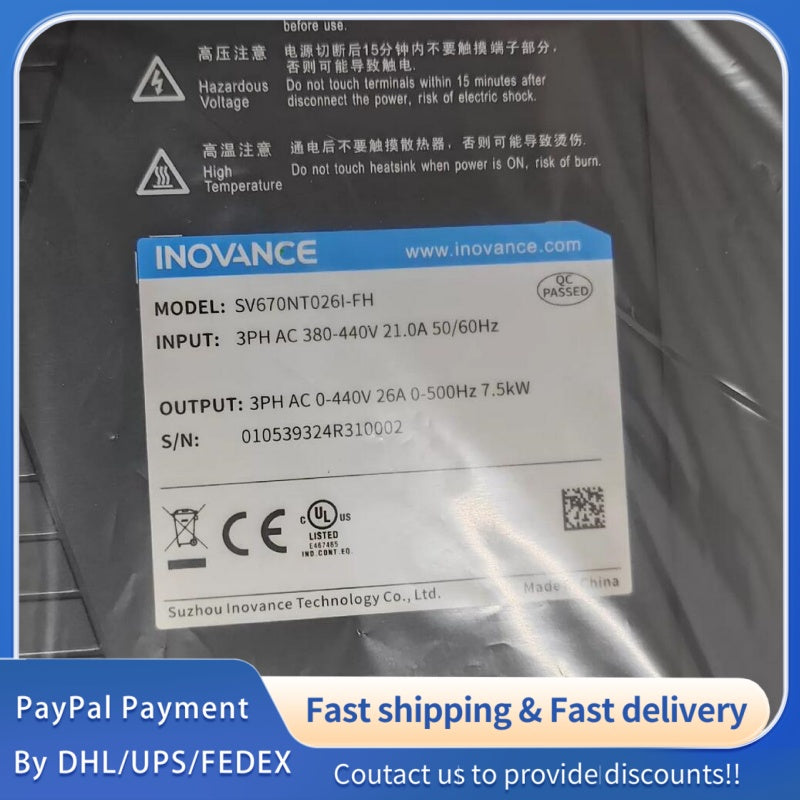 1  PCS new INOVANCE Drive SV670NT026I-FH #LYQ007