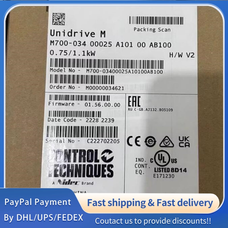 1  PCS new Nidec Unidrive M700-034 00025 #LYQ007