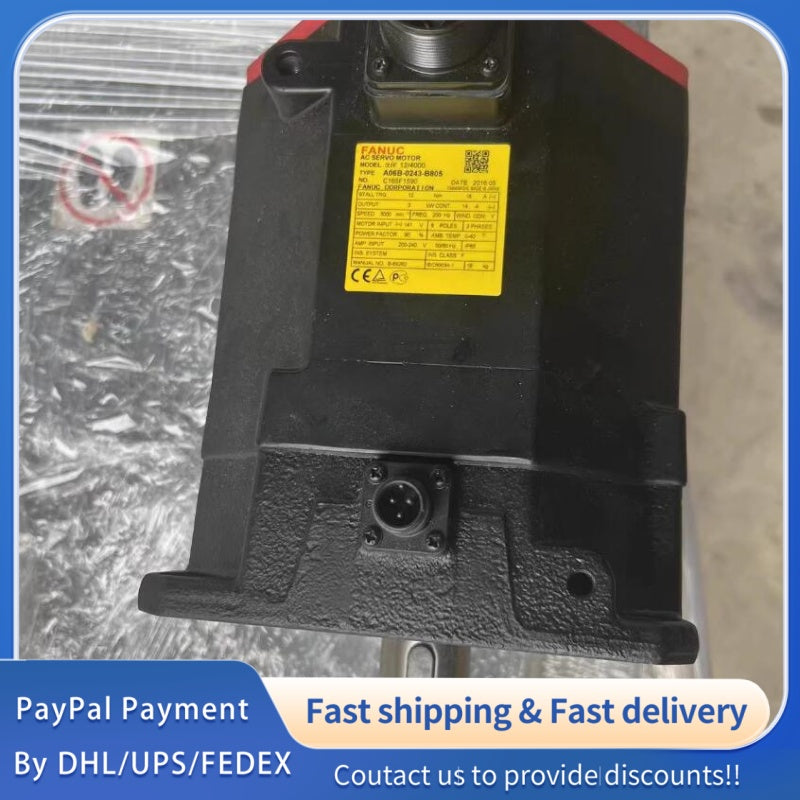 1  PCS used FANUC AC Servo Motor A06B-0243-B805 (αiF12/4000) #LYQ007