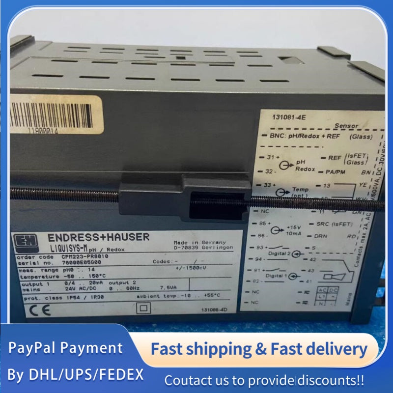 1  PCS used Endress+Hauser Liquisys M CLM223-ID8105 Conductivity Transmitter#LYQ007