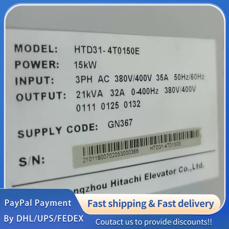 1  PCS USED Emerson HTD31-4T0150E Inverter #LYQ007