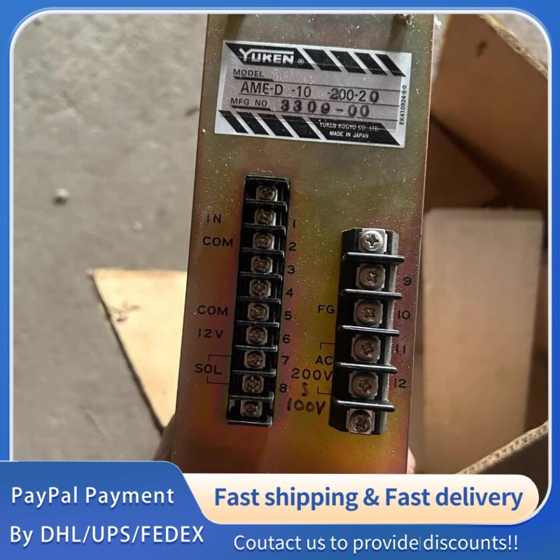 1  PCS used YUKEN AME-D-10-200-20 Hydraulic Servo Amplifier #LYQ007