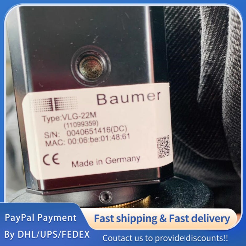 1  PCS used  Baumer VLG-22M Industrial Camera #LYQ007