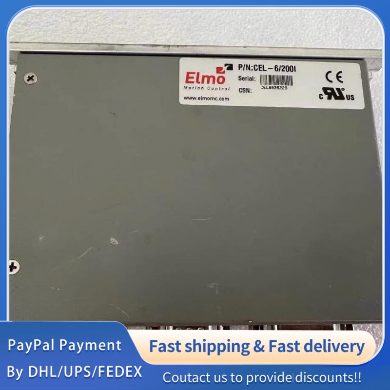 1  PCS used ELMO CEL-6/200I Servo Drive #LYQ007