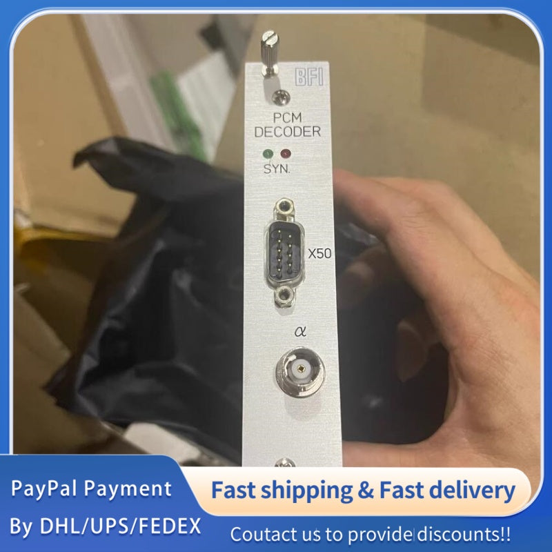 1  PCS used BFI PCM DECODER Board D213AB-3 + D213AA2 #LYQ007
