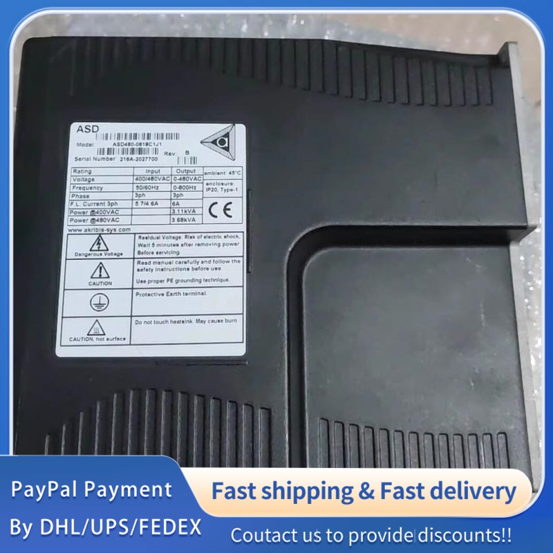 1  PCS used AKRIBIS ASD480-0618C1J1 Servo Drive #LYQ007