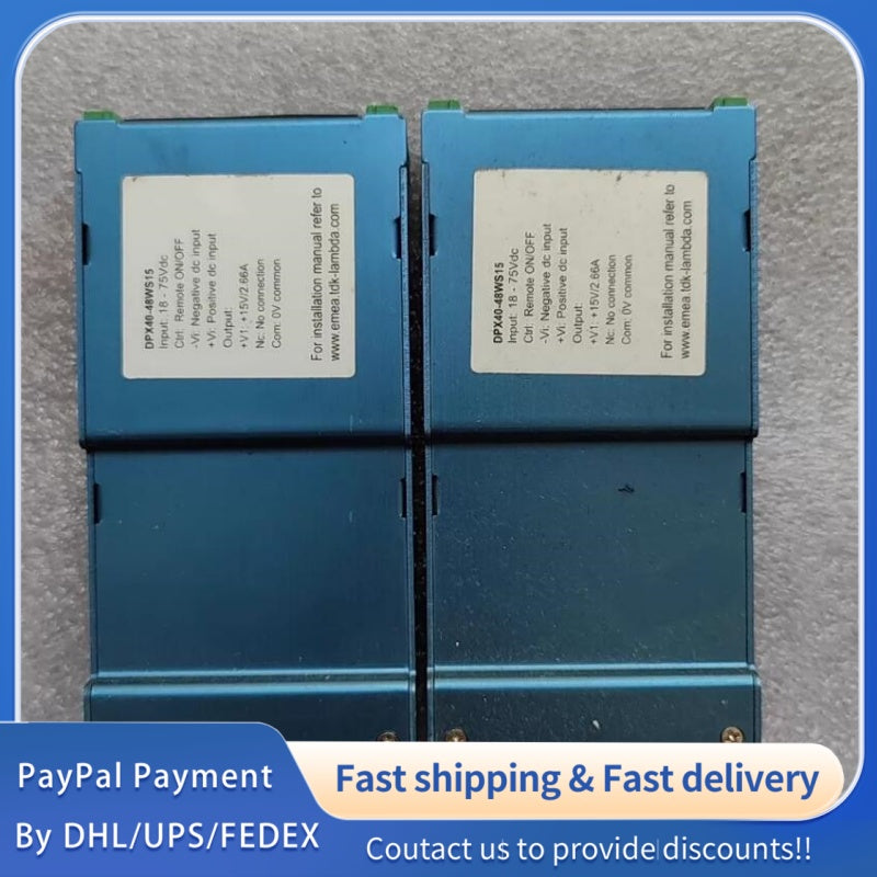 1  PCS used TDK-Lambda DPX40-48WS15 DC-DC Converter #LYQ007