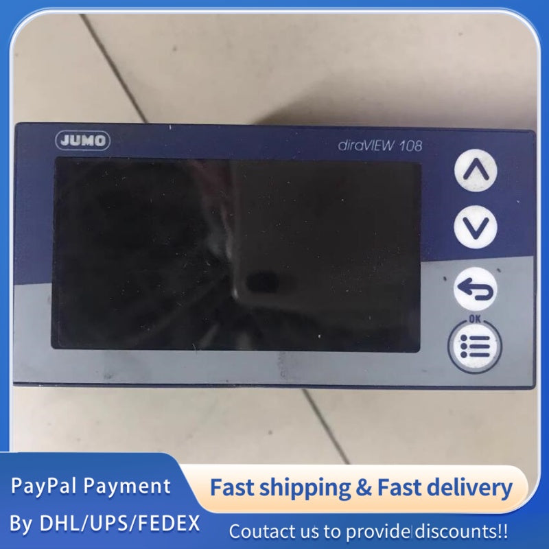 1  PCS used JUMO diraVIEW 108 (701513/8-0000-23/000) Speed Display #LYQ007