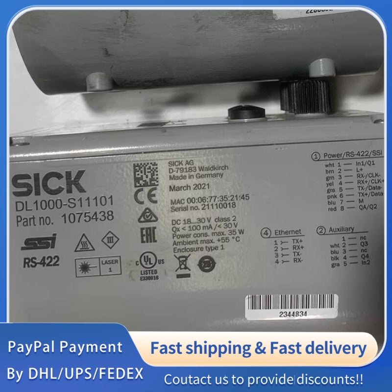 1  PCS USED SICK DL1000‑S11101 Laser Distance Sensor#LYQ007
