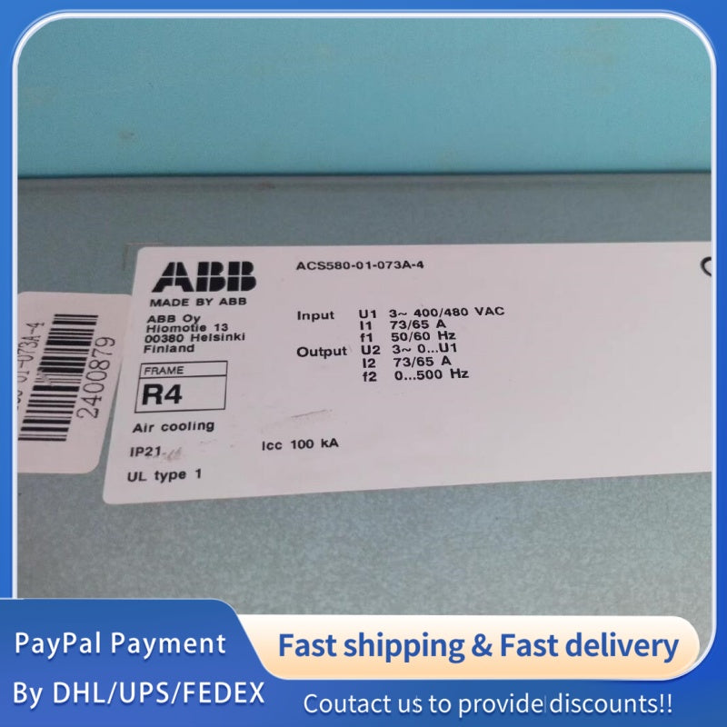 1  PCS used ABB ACS580-01-073A-4 inverter #LYQ007