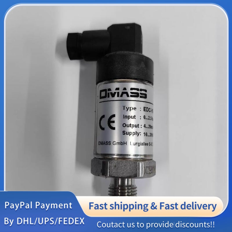 1  PCS used DMASS EDC-YR-S-B-BF-A Pressure Sensor #LYQ007