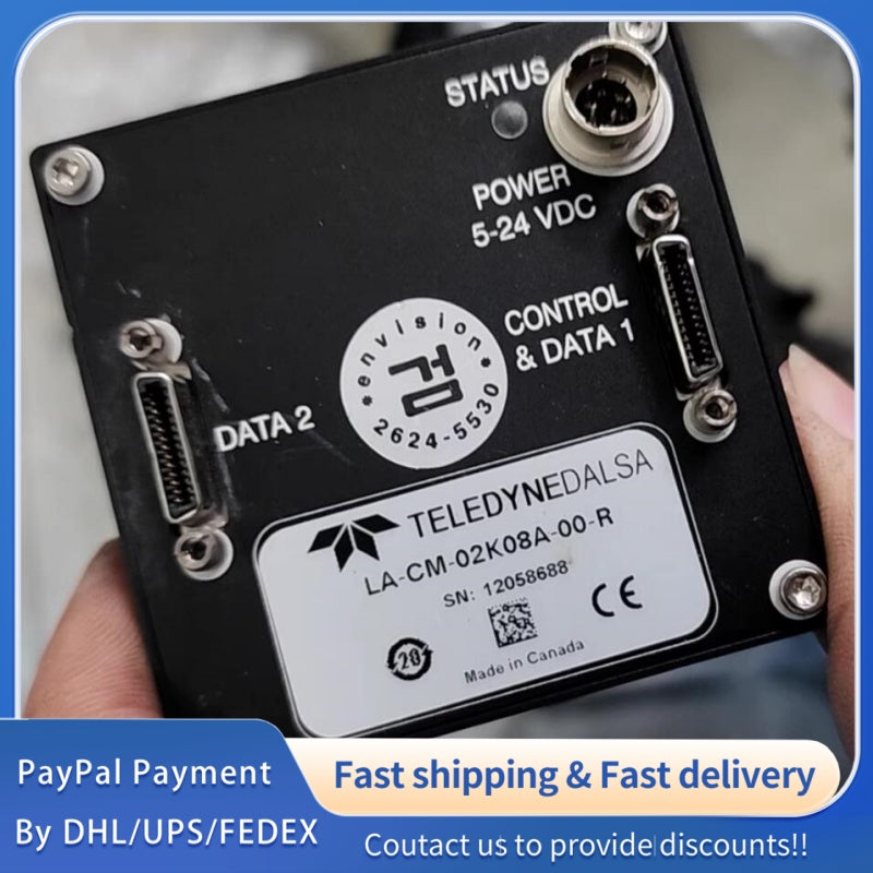 1  PCS used Teledyne DALSA LA-CM-02K08A-00-R Industrial Camera