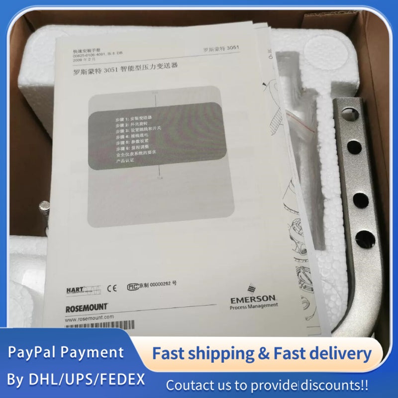 1  PCS new Rosemount 3051CG5A22A1BM5B4P2 Coplanar Gauge Pressure Transmitter#LYQ007