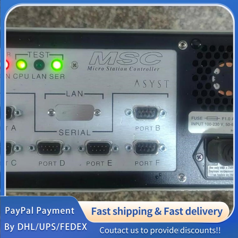 1  PCS used  ASYST controller MSC6610 #LYQ007