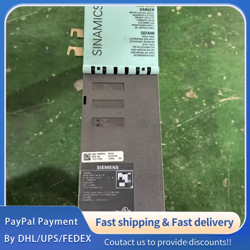 1  PCS used Siemens SINAMICS S120 Double Motor Module 6SL3420-2TE13-0AA1#LYQ007