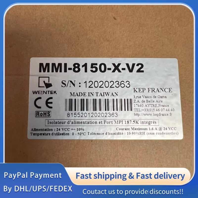 1  PCS new Weintek MT8150X-V2 (MMI-8150-X-V2) HMI #LYQ007