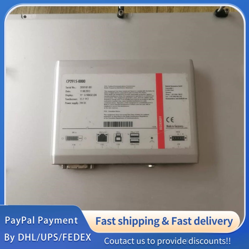 1  PCS used Beckhoff CP2915-0000 Touch Screen #LYQ007