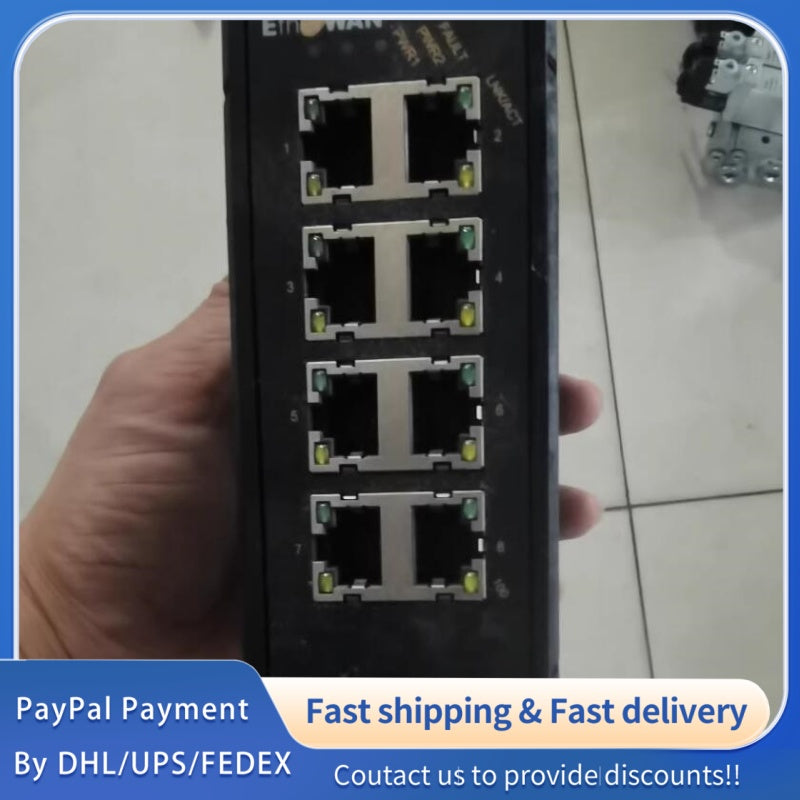 1  PCS used EtherWAN EX94008-00-1-A Industrial Switch #LYQ007