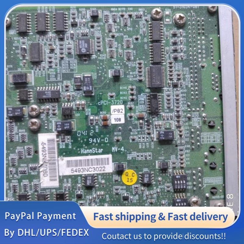 1  PCS used ADLINK cPCI-3720L2 REV.A3 Motherboard #LYQ007