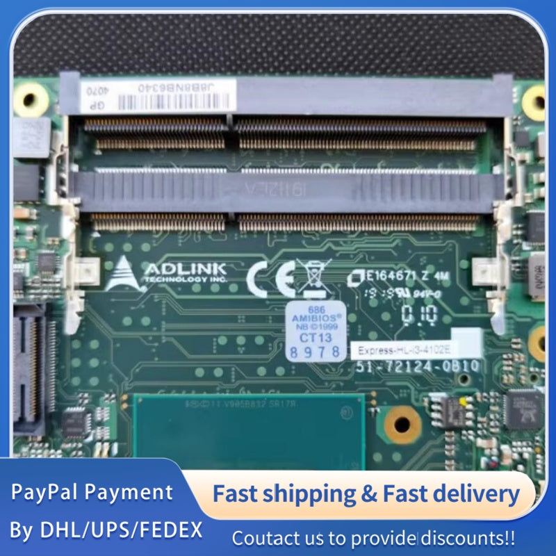 1  PCS used ADLINK Express-HL-i3-4102E (51-72124-0B10) Medical Core Board #LYQ007
