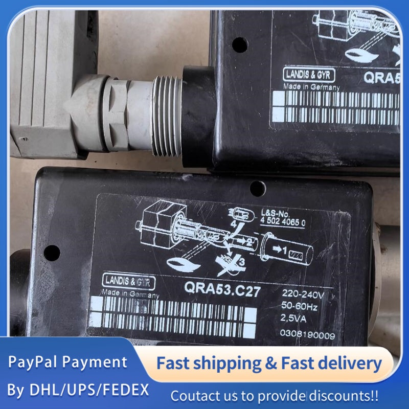 1  PCS used SIEMENS QRA53.C27 Flame Detector #LYQ007