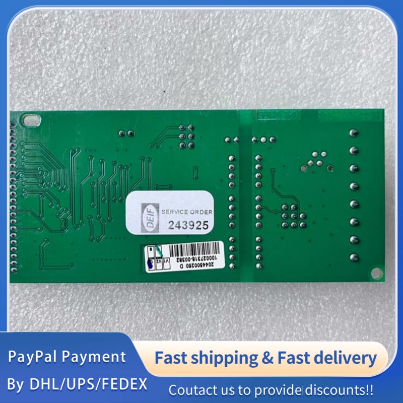1  PCS used DEIF 1044500250B PCB Board (DPD Series) #LYQ007