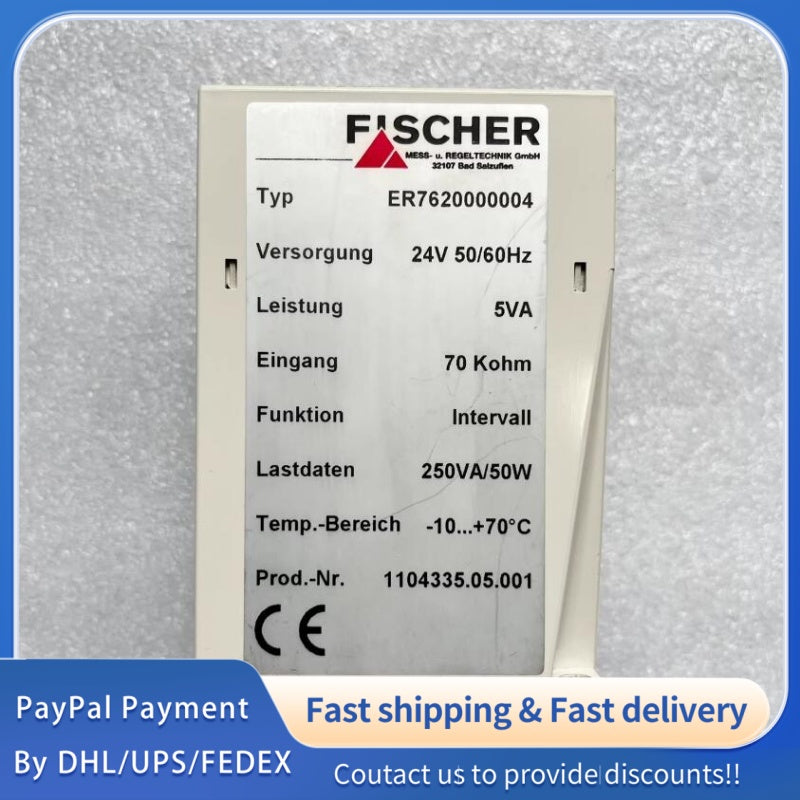 1  PCS used Fischer ER76-D ER7620000004 Controller #LYQ007