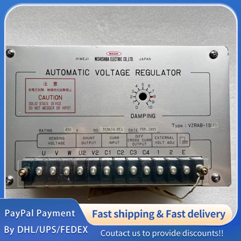 1  PCS new NISHISHIBA VZRAB-1SP Automatic Voltage Regulator #LYQ007