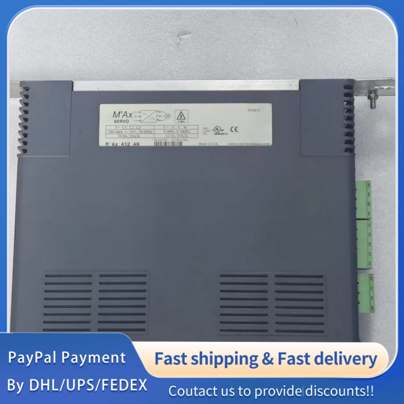 1  PCS used Emerson Control Techniques M'AX412‑AN Servo Drive #LYQ007