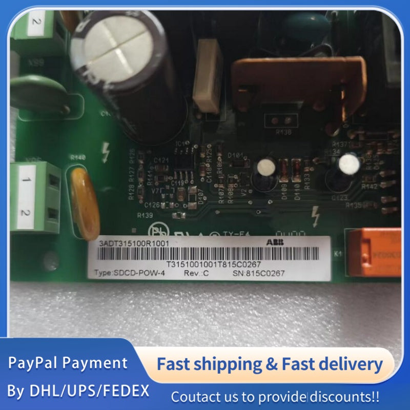 1  PCS  used ABB Power Board SDCD-POW-4 (3ADT315100R1001) #LYQ007