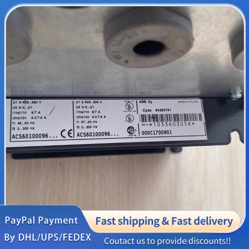1  PCS used ABB ACS60100096 (ACS601-0009-6) #LYQ007