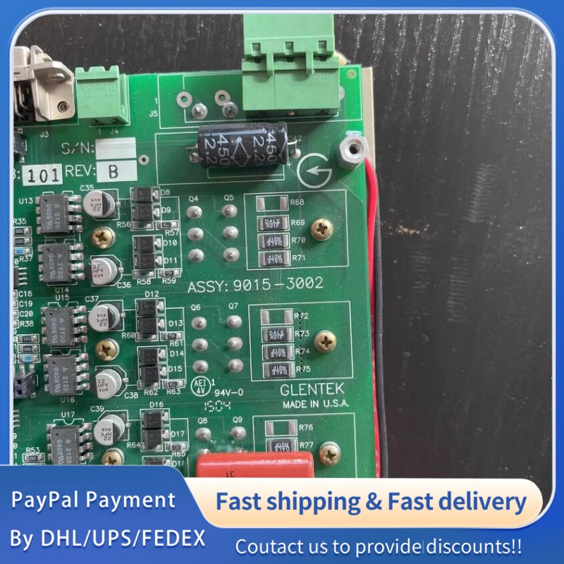 1  PCS used GLENTEK Circuit Board ASSY:9015-3002 REV:B #LYQ007