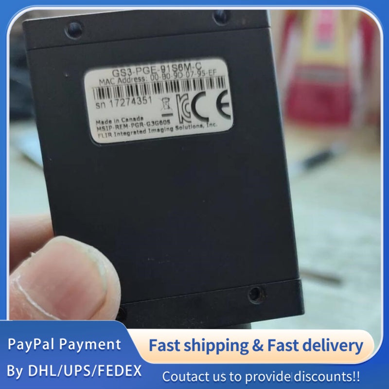 1  PCS used FLIR GS3-PGE-91S6M-C (Grasshopper3)  #LYQ007