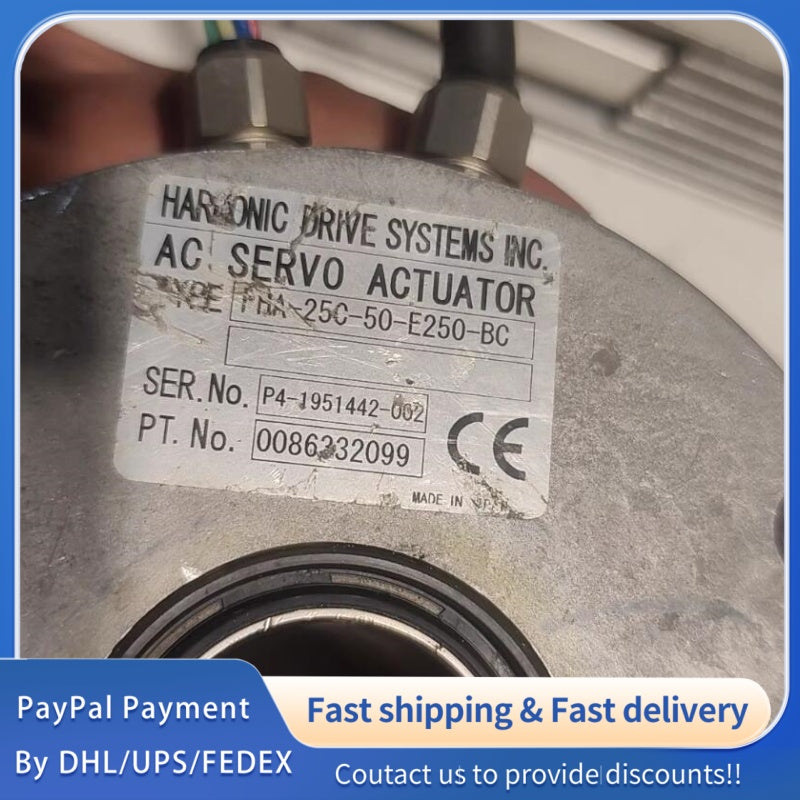 1  PCS used Harmonic Drive FHA-25C-50-E250-BC Servo Actuator #LYQ007