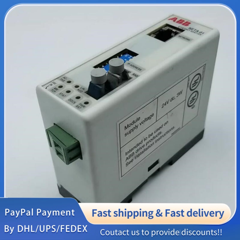 1  PCS used ABB NETA-01 Ethernet Adapter Module #LYQ007