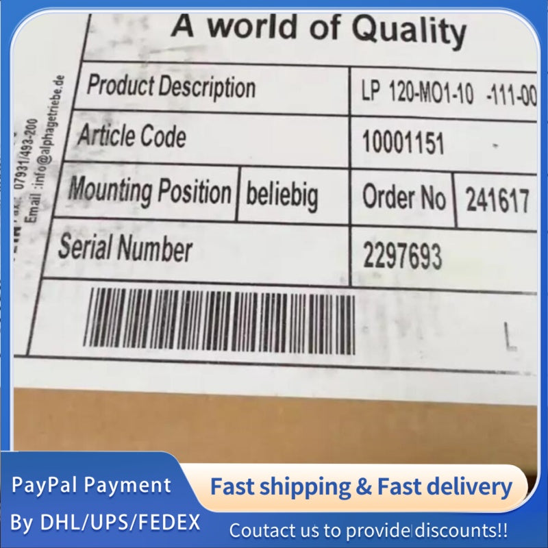 1  PCS  NEW ALPHA LP 120-M01-10-111-000 Planetary Gearhead #LYQ007
