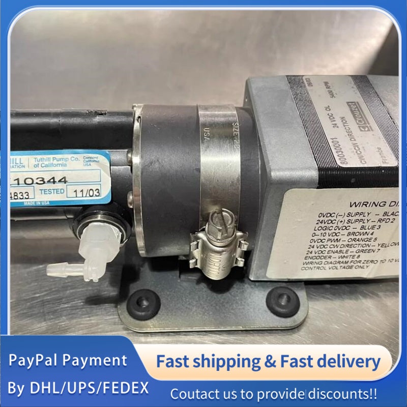 1  PCS used TUTHILL Miniature Magnetic Drive Pump + CROUZET DC Motor 80030001 #LYQ007