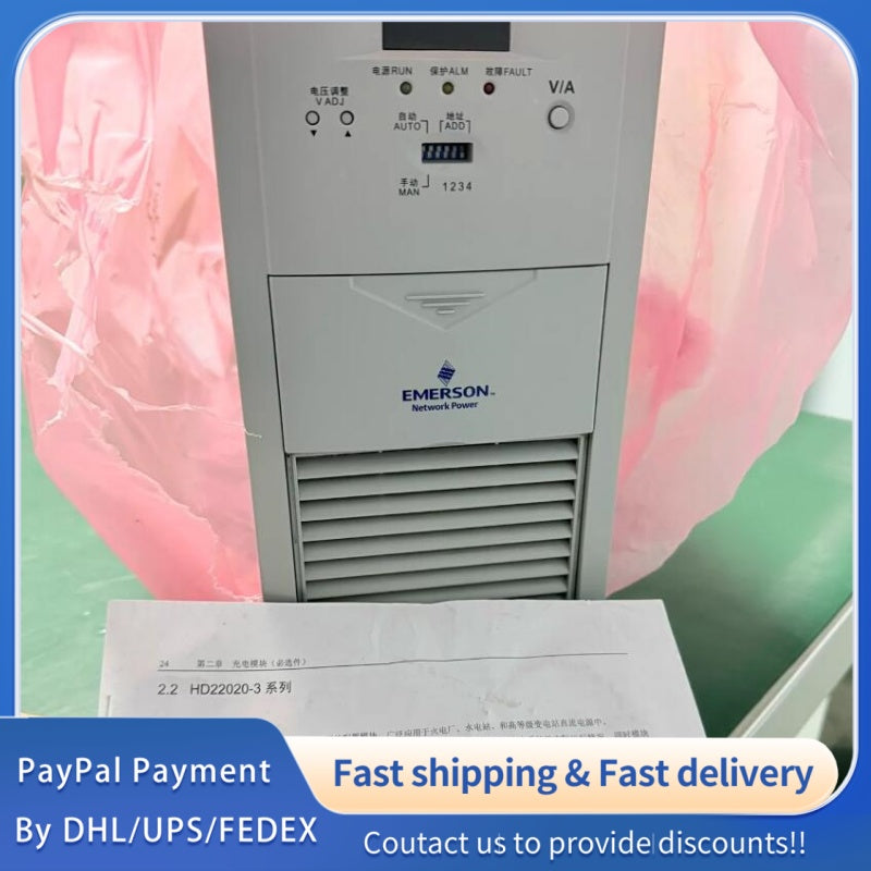 1  PCS used Emerson HD22020-3 DC Charging Module  #LYQ007