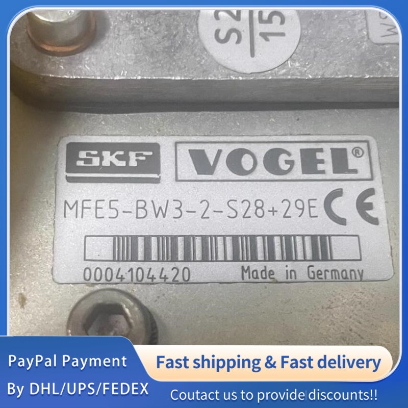 1  PCS NEW SKF VOGEL MFE5-BW3-2-S28+29E Lubrication Pump#LYQ007