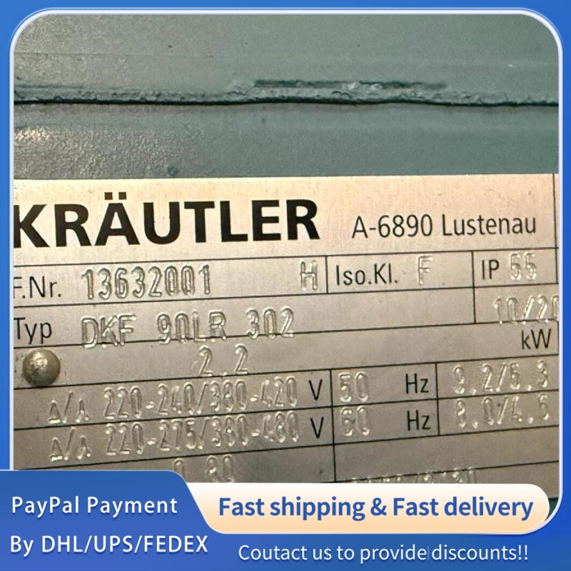 1  PCS NEW KRÄUTLER DKF 90LR 302 Motor #LYQ007