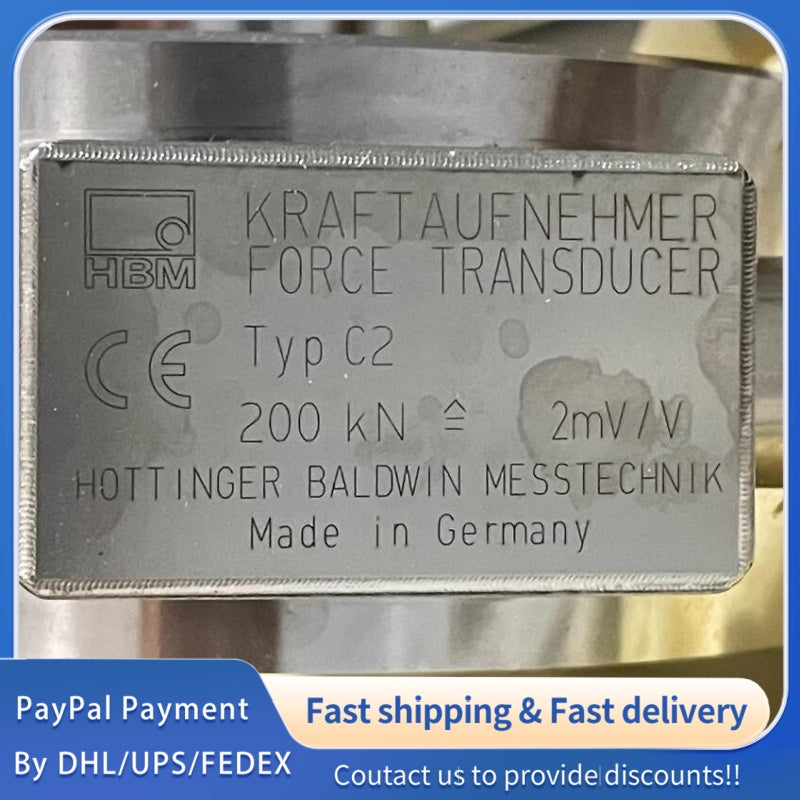 1  PCS new HBM C2 200kN Compression Force Transducer#LYQ007
