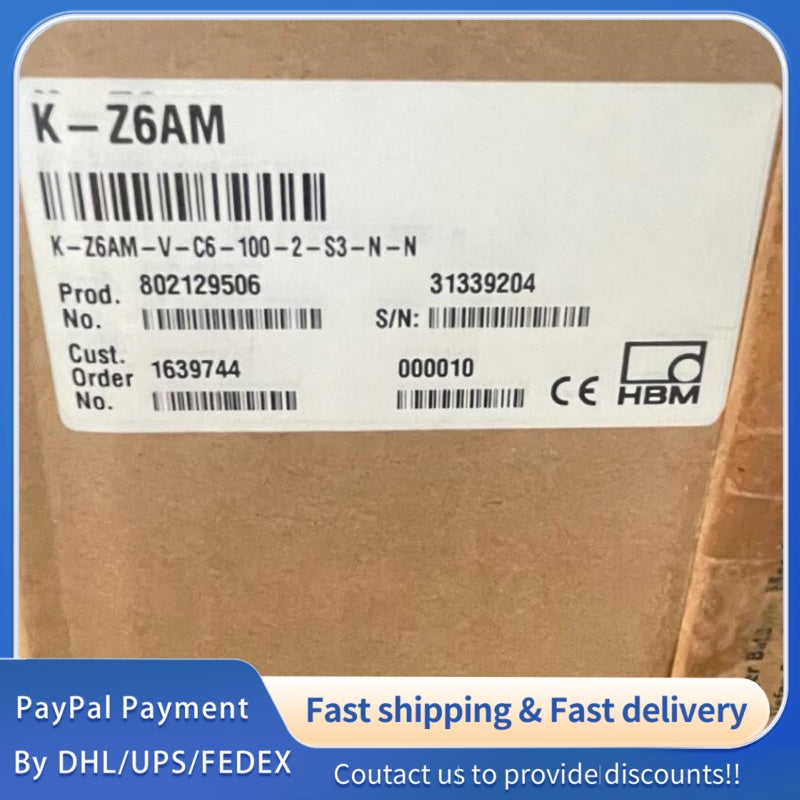 1  PCS new HBM K-Z6AM-V-C6-100-2-S3-N-N (802129506) Weighing Module #LYQ007