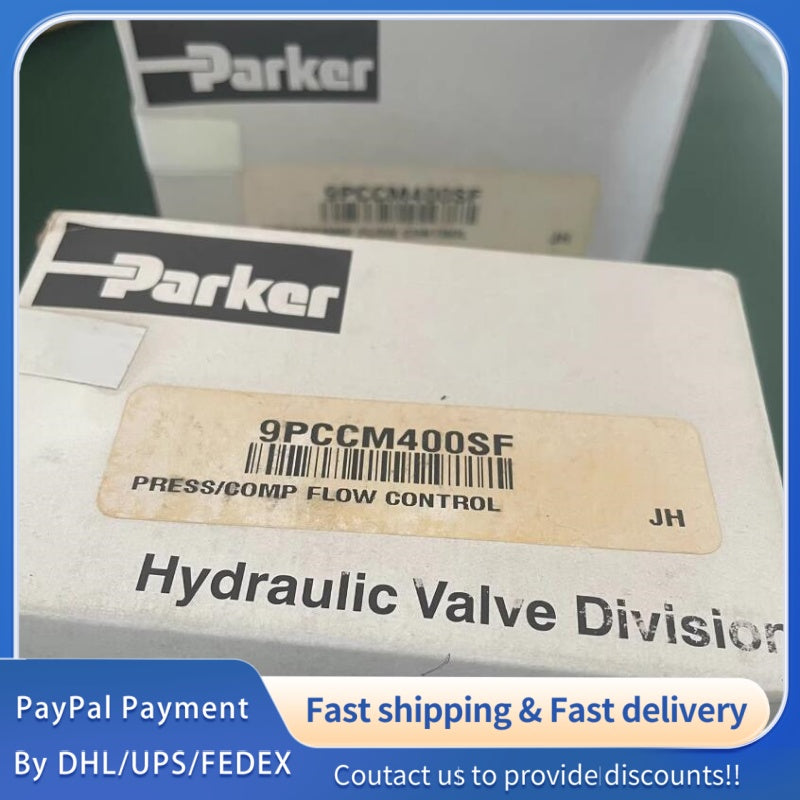 1  PCS new Parker 9PCCM400SF Flow Control Valve #LYQ007