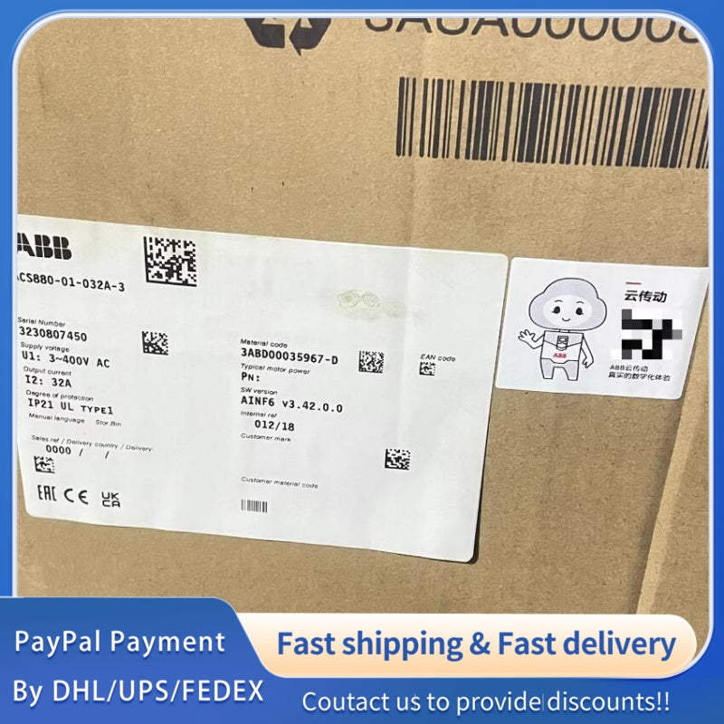 1  PCS new ABB ACS880-01-032A-3 inverter #LYQ007