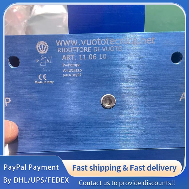 1  PCS  USED VUOTOTECNICA 110610 Vacuum Regulator #LYQ007