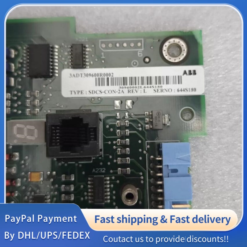 1  PCS used ABB SDCS-CON-2A (3ADT309600R0002) Control Board #LYQ007