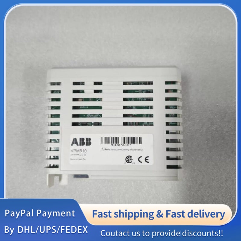 1  PCS USED ABB VPM810 Valve Position Module#LYQ007