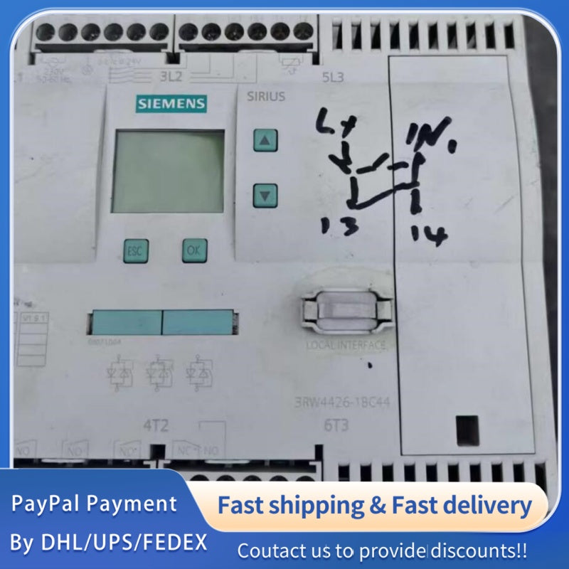 1  PCS  USED Siemens SIRIUS Soft Starter 3RW4426‑1BC44 #LYQ007