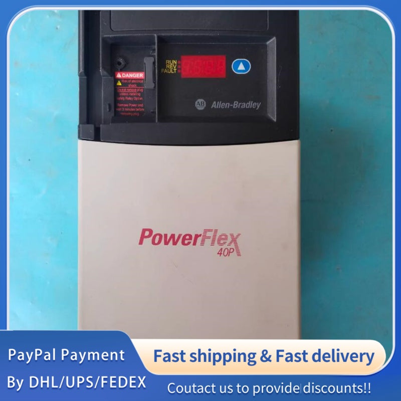 1  PCS  USED Allen‑Bradley PowerFlex 40P 22D‑D024N104 inverter #LYQ007